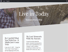 Tablet Screenshot of liveintoday.com